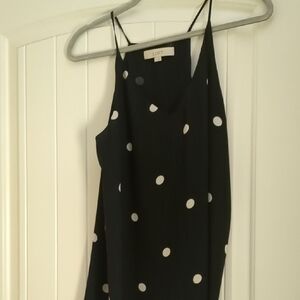 LOFT Black Polka Dot Cami